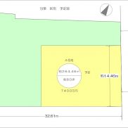 予定面積：約264.46㎡（約80坪）(間取)