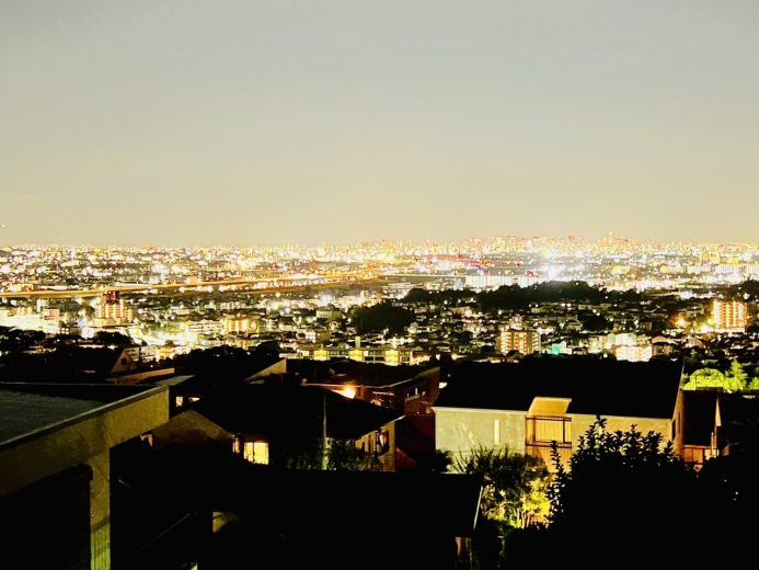 現地からの夜景(内装)