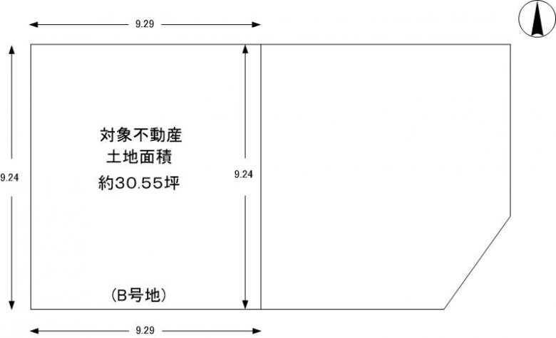 B号地図面